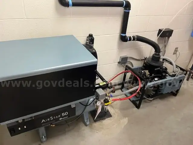 Dental Equipment- Air Tech. Vacuum and Compressor, Cabinets, and Chairs