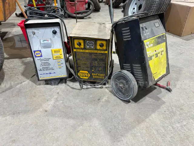 3- Battery Chargers  2 works 1 does not