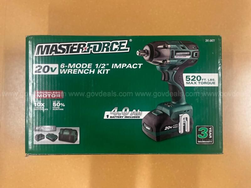 Masterforce best sale impact wrench