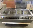 Lot-15 Small Serving Table w/Glass (1) Must Be Picked Up Quick!