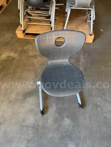 Pallet of Mis Soft Plastic Chairs with out Wheels (40) Must Be Picked Up Quick!