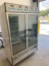 Everest EMGF48 Double Glass Door Freezer