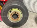 Bridgestone M870 Truck tires and steel wheels.