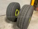 Bridgestone M870 Truck tires and steel wheels.