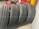 Bridgestone M870 Truck tires and steel wheels.