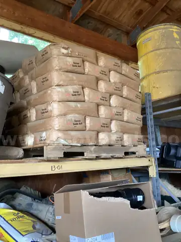 PALLET OF SODA ASH