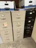 8 Used Metal File Cabinets - Ranging from OK to Poor Condition