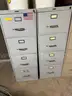 8 Used Metal File Cabinets - Ranging from OK to Poor Condition
