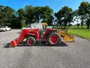 Kubota L4310HST with Kubota Lift Bucket and Massey Ferguson Box Blade Included