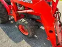 Kubota L4310HST with Kubota Lift Bucket and Massey Ferguson Box Blade Included