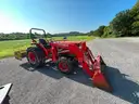 Kubota L4310HST with Kubota Lift Bucket and Massey Ferguson Box Blade Included