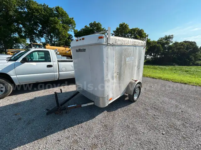 HaulMaster Enclosed Trailer - Used as a Portable Bathroom