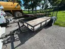 2010 Albright Trailer MFG LLC Utility Rear Ramp Trailer