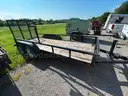 2010 Albright Trailer MFG LLC Utility Rear Ramp Trailer