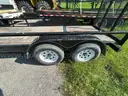 2010 Albright Trailer MFG LLC Utility Rear Ramp Trailer