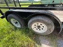 2010 Albright Trailer MFG LLC Utility Rear Ramp Trailer