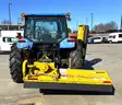 2010 New Holland T5060 2WD Cab Tractor With Side and Rear Flail Mowers