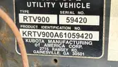 2006 Kubota RTV900 4WD Utility Vehicle