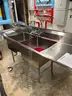 USED STAINLESS STEEL COMMERCIAL SINK