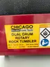 A LOT OF 2 CHICAGO ELECTRIC DUAL DRUM ROTARY ROCK TUMBLERS