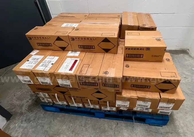 Multiple Boxes of Ammunition