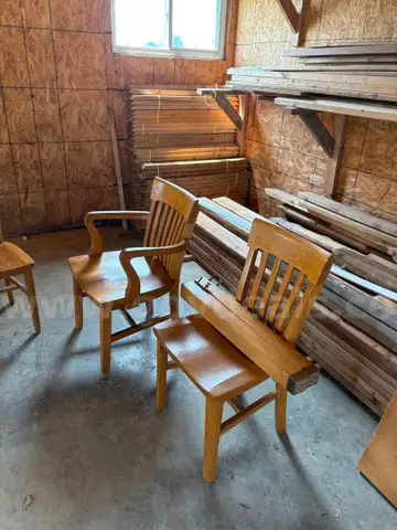 Wooden Table and 5 chairs