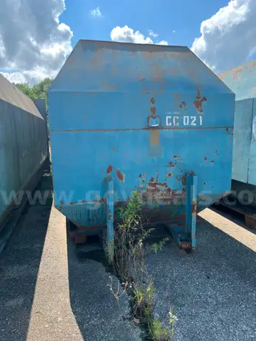 40 yard used compactor receiver box