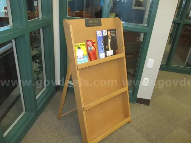 Used Wooden Magazine/Literature Rack