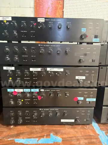 Lot 1 Audio Equipment 2-pallets 919lbs