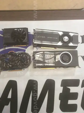 Lot 1 - 4 Computer Desktop Graphic Cards