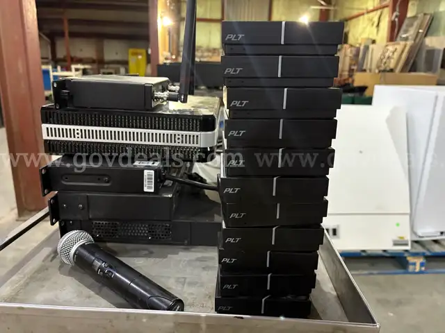 Lot 3 Audio Equipment - 42 lbs