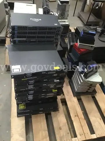 Lot 1 - 63 - Switches 379 lbs including pallet