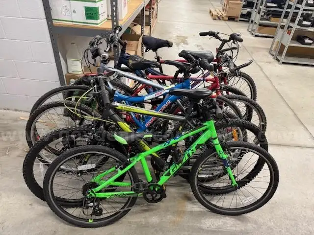 7 bicycles in various condition