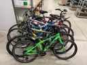 7 bicycles in various condition