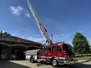 2001 Sutphen SA75 75 ft Aerial Ladder &#x2013; Detroit Series&#x202F;60 / Allison 3000 / Hale QMAX150 23L