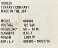Two (2) Nobles Carpet Extractors - Being Auctioned For Parts