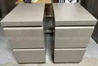 Two (2) HON 2-Drawer File Cabinets