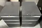 Two (2) 3-Drawer File Cabinets