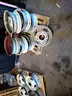 Wheels used ambulance various colors and sizes conditions.