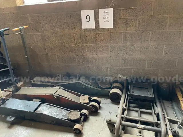 Lot of Heavy Duty Floor Jacks