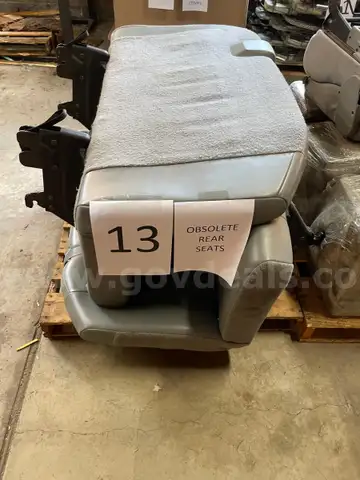 Lot of Obsolete Rear Seats