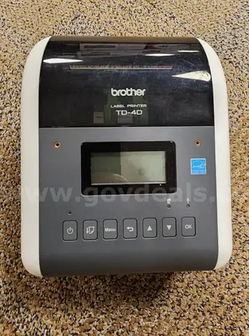 Lot of Brother TD-4550DNWB Label Printers and Paper Rolls