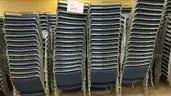 Stacking chairs. .. lot 1140