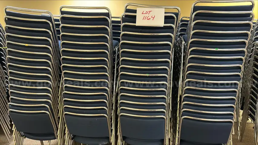 Stacking chairs. .. lot 1164