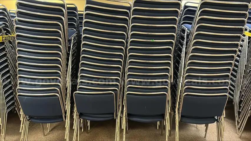 Stacking chairs ... lot 1174