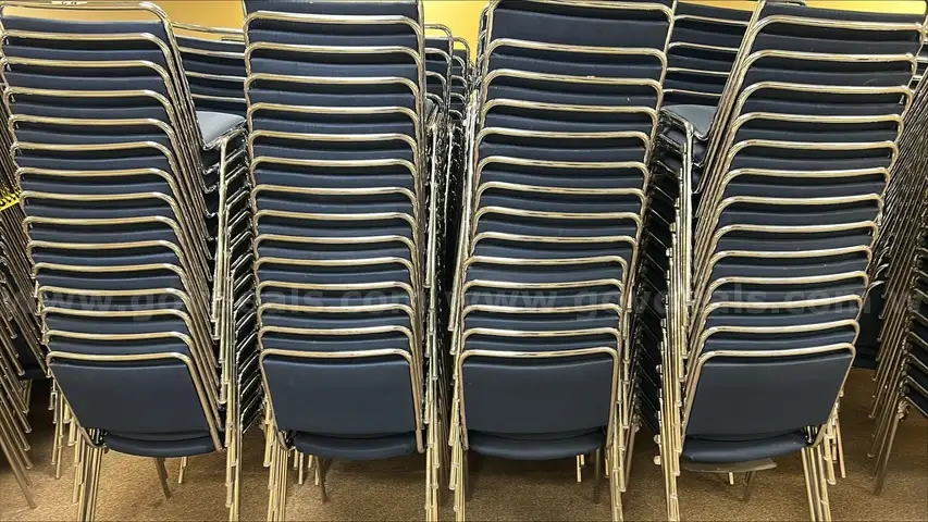 Stacking chairs ... lot 1175
