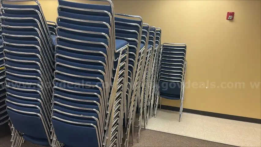 Stacking chairs ... lot 1176