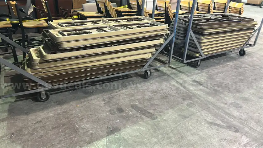 folding tables, chairs, etc. .. lot 1177