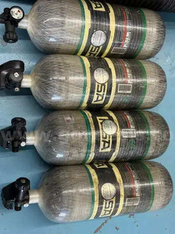 4 MSA 60 minute air cylinders 4500 psi