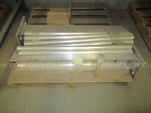 Lot of Aluminum Bridge Rail Spare Parts